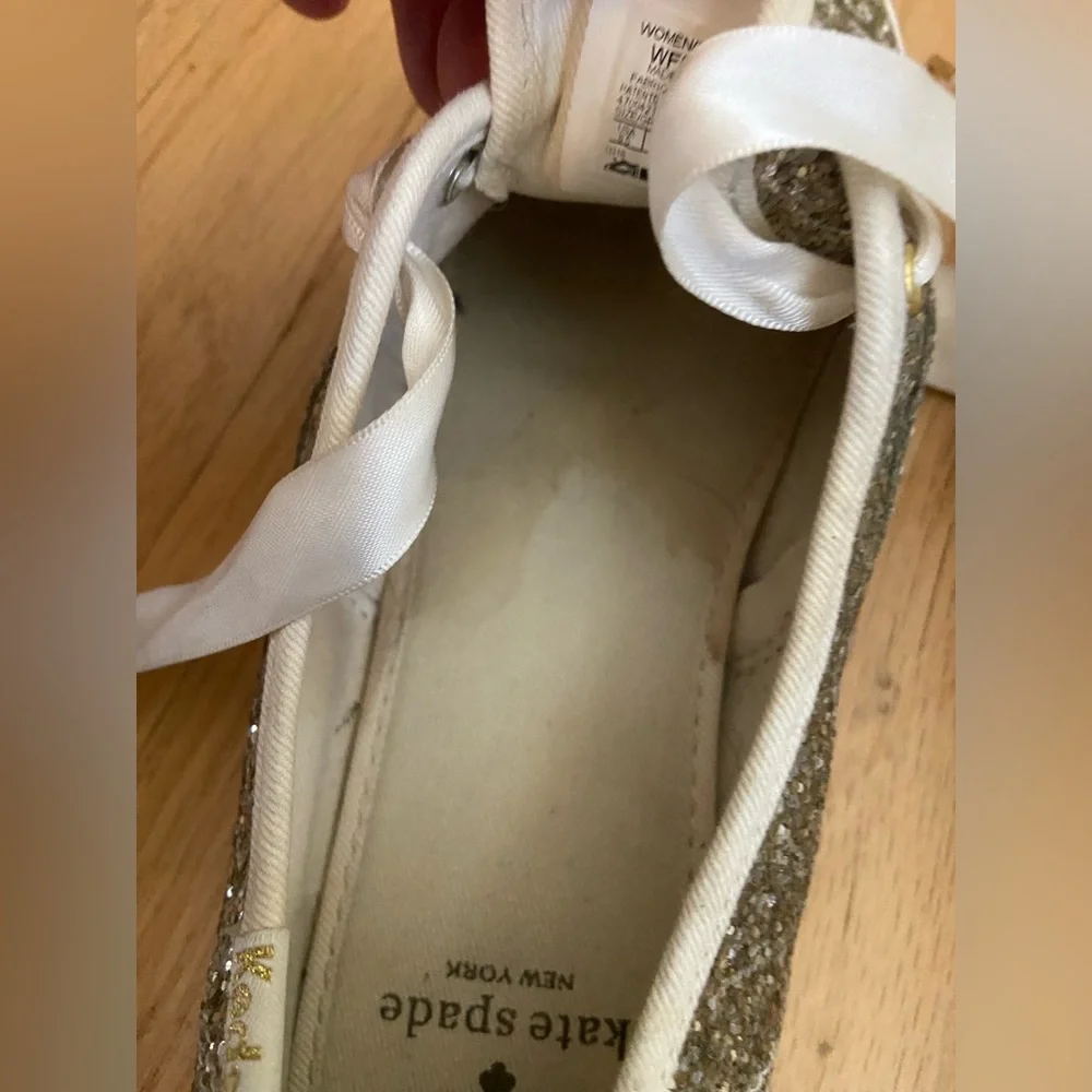 Keds x Kate Spade New York Champion Glitter Sneakers - 8.5 - Picture 4 of 14